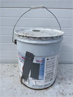 Pail of barn paint