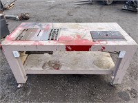 Makita table saw & craftsman router work table on