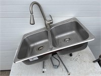 Moen stainless steel sink