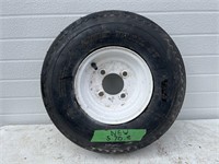 Tire & rim- 5.70-8