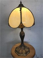 Slag Glass Lamp