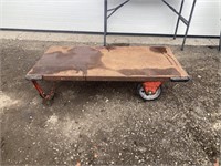 Metal cart with no handle