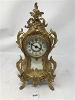 Waterbury Gilt Mantle Clock