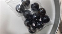 Speckled Marbles & Black Marbles