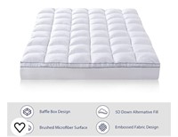 Full Mattress Pad Topper Extra Thick