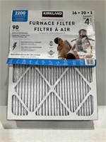 4 pack 16x20x1 furnace filters