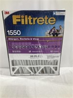3M 1550 furnace filter 20x25x5 nib