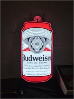Large Budweiser  beer sign
