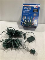 Indoor/ outdoor LED light strings, 100 lite