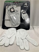 Kirkland golf gloves 4 pcs, XL, left hand. Nib