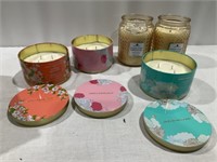 Scented candles new and used