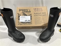 Rubber hunting boots sz9, insulated NIB