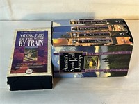 6 TRAIN VHS TAPES