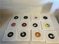73 ASSORTED RECORDS 45'S