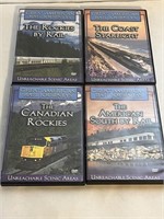 4 TRAIN DVDS