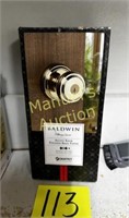 BALDWIN KEYED ENTRY DOORKNOB