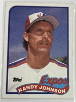 Rookie Card 1989 Topps HOF Randy Johnson