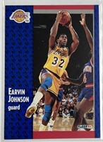 1991 Fleer HOF Magic Johnson Card