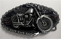 Motorcycle Belt Buckle, About 4 1/4" Wide