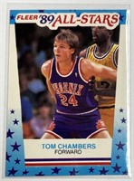 1989 Fleer Tom Chambers All Star Card