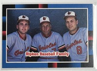 Insert Card 1988 Donruss The Ripken Family