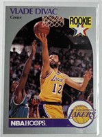 Rookie Card 1990 NBA Hoops HOF Vlade Divac