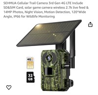 SEHMUA Cellular Trail Camera 3rd  GEN