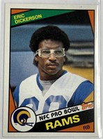 Rookie Card 1984 Topps HOF Eric Dickerson