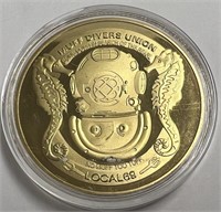 Muff Divers Union Coin, "No Muff Too Tuff"