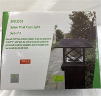 Solar Post Cap Light 2PC