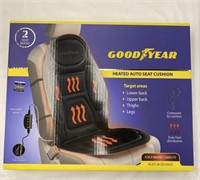 GoodYear Heated Auto Seat Cushion New