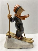 Vintage Hummel Boy On Skis Figure