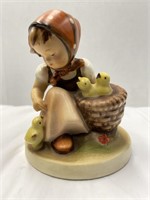 Vintage Hummel Girl Feeding Bird Figure