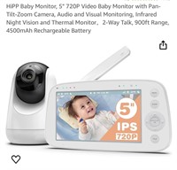 HiPP Baby Monitor, 5" 720P Video Baby Monitor