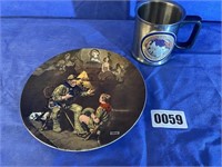 Mug & Plate, Scout Jamboree Stainless Steel &