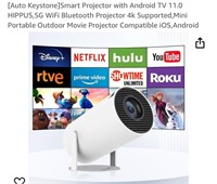 Keystone]Smart Projector with Android TV 11.0