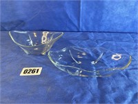Glass Serving Bowls 7.75" & 9" L