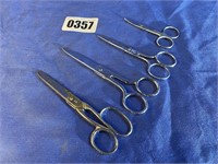 Scissors, Qty: 4, 3.5"-6"
