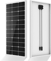 ECO-WORTHY 100W Solar Panel 12V Monocrystalline