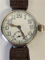 Sterling WWI Period Gallet Electa Pocket Watch