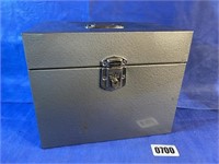 Metal File Box, Porta File, 12.5"W x 9"D X 10"H