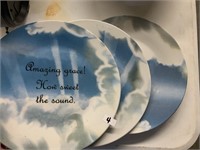 3 AMAZING GRACE PLATES