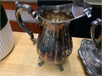 SILVER PLATE PITCHER