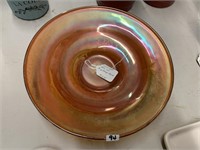 CARNIVAL GLASS SERVING BOWL