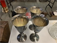 SILVERPLATE GOBLETS