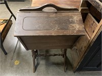 WOODEN SEWING BOX