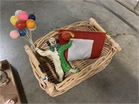 BASKET AND CLOWN
