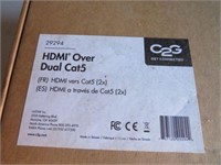 Cables To GO (C2G) HDMI OVER DUAL CAT 5 Extender