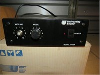 University Sound 1710A Music & Mic Amplifier New