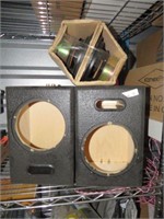 Custom Cabinet For DIY with (2) 6.5" woofers incl